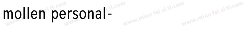 mollen personal字体转换